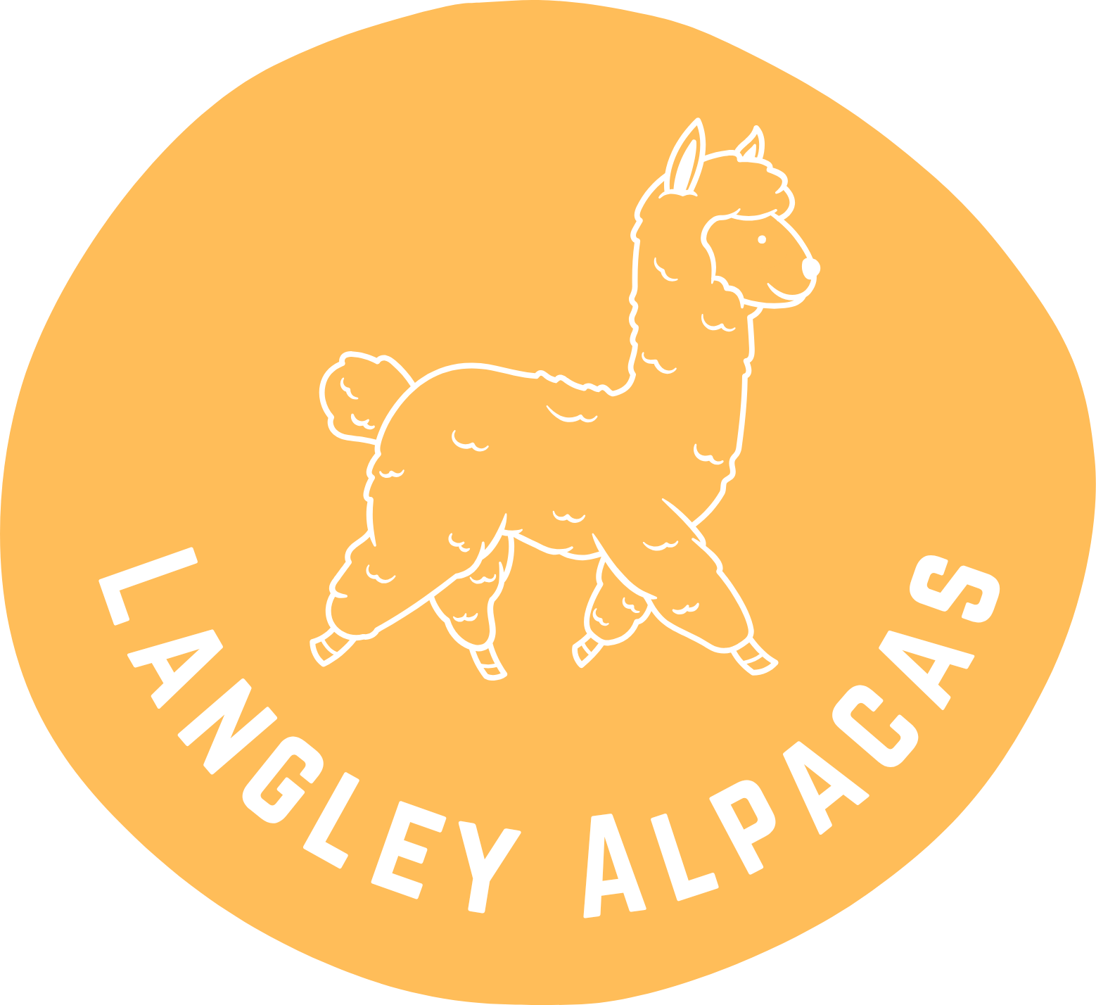 Langley Alpacas Logo Langley Alpacas Logo